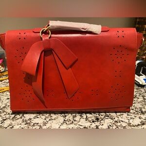 Brand new Walasa pocket full of sunshine messenger bag 17 inch’s, split leather